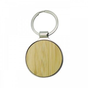 Llavero Metalico Bambu Redondo