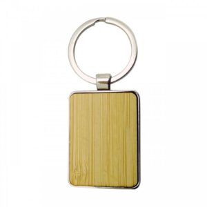 Llavero Metalico Bambu Rectangular ML-255