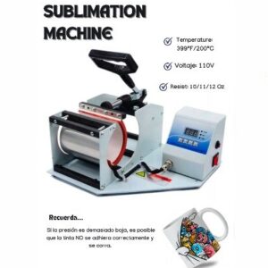 Maquina para Sublimación de Mugs 110 V