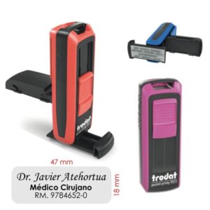 Sello Pocket Printy 9512 47 x 18 mm