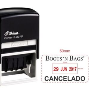 Sello Fechador Shiny S 827D 50 x 30 mm
