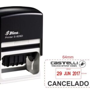 Sello Fechador Shiny S 829D 64 x 40 mm
