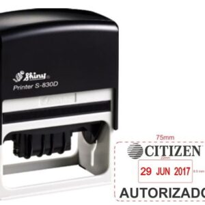 Sello Fechador Shiny S 830D 75 x 38 mm