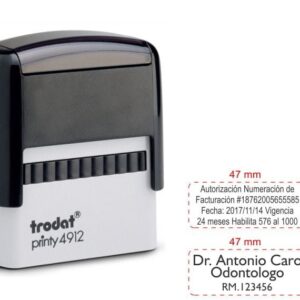 Sello Trodat 4912 Clasico 47 x 18 mm