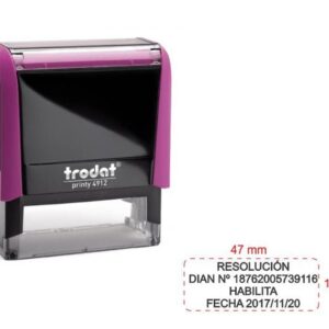 Sello Trodat 4912 Ecologico 47 x 18 mm