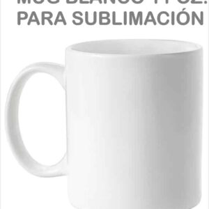 Mug Blanco 11 oz para Sublimar
